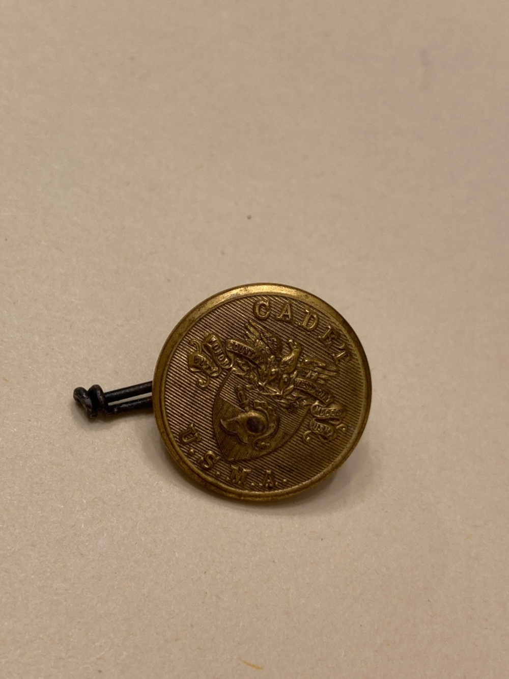 Vintage U.S. Military Academy (West Point) Cadet Uniform Button